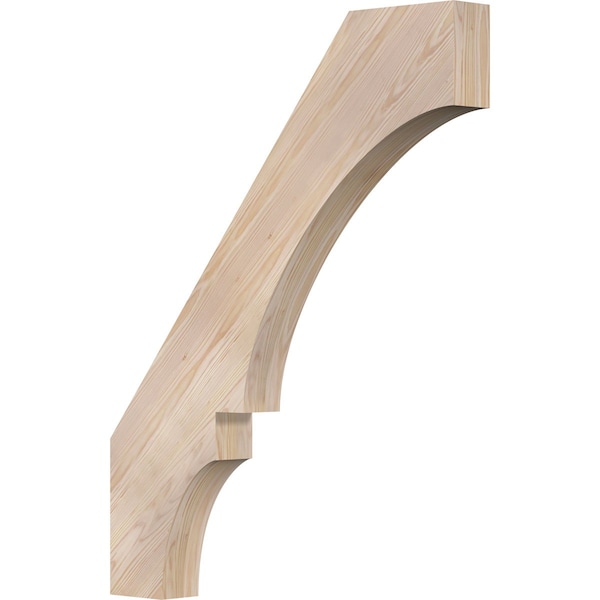 Ekena Millwork 3 1/2"W x 30"D x 38"H Balboa Smooth Knee Brace, Douglas Fir BRC04X30X38BOA00SDF - main